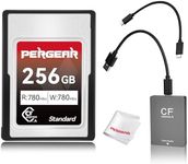 Pergear 256GB CFexpress Type A Memory Card, Up to 780MB/s Read Speed & 780MB/s Write Speed for 4K 120P with Card Reader