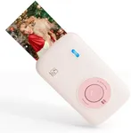 HPRT CP2100 Portable Photo Printer for iPhone & Android, 2 * 3 Instant Color Mini Printer, Bluetooth 5.0, Type-C Charging, Dye-Sublimation Tech, Initial 10 Sheets Included