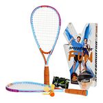 Speedminton Fun Set Speedminton Fun Set - Alternative To Beach Ball, Spike Ball, Badminton, Incl. 1 Heli and One Fun Speeder, Perfect for The Beach, Park or Backyard - blue, one size fit all