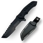 Folding Knife With Coated Serrated