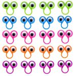 20 PCS Finger Puppets, Large Eye Finger Ring, Finger Toys, Suitable for Stage/Puppet Performances/Teaching/Daycare/Preschool Education/Pretend Games/Role-Playing (Color Random)