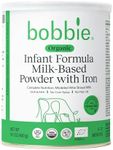 Bobbie Organic Infant Formula, Milk Based Powder with Iron, DHA and Vitamin D, Modeled After Breast Milk, Organic Baby Formula for Newborn to 12 Months Old Infant, 14.1 oz, 1 Pack