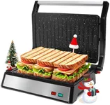 Aigostar Panini Press, 1200W Sandwi
