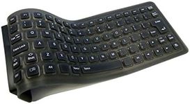 Adesso Flexible Mini Waterproof Keyboard - USB and PS/2 (AKB-210)