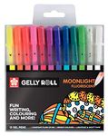 SAKURA - Gelly Roll - Moonlight Flourescent - Set of 12, multi