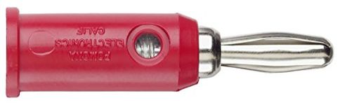 Pomona 1325-2 Banana Plug, SOLDERLESS, RED (Pack of 10)