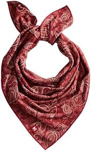 MISSION Cooling Bandana, Red Paisley - Lightweight & Breathable - Cools Up to 2 Hours - UPF 50 Sun Protection - Machine Washable