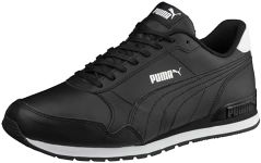 PUMA Unisex's St Runner V2 Full L Sneaker, Puma Black Puma Black Puma White, 12 US