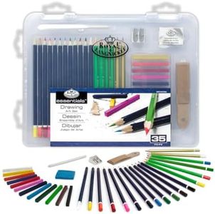 Royal & Langnickel RSET-ART3104 Color Pencils/Sticks Set of 36 PCs