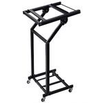 AW Adjustable Rack Mount Studio Equipment Rolling DJ Mixer Stand Stage Cart Music Party Show 12U