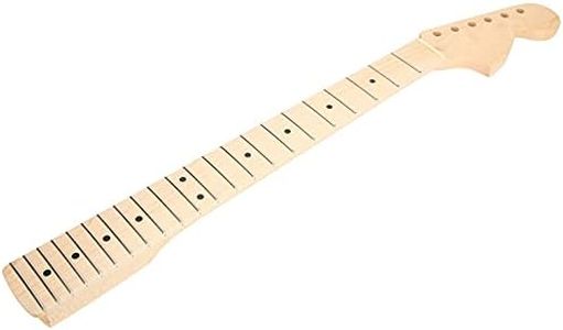 Guitar Neck, 22 Fret Maple Guitar Neck Fingerboard Replacement for ST Electric Guitar Electric Guitar Neck