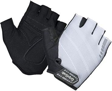 GripGrab Rouleur Padded Short Finger Summer Cycling Gloves Comfortable Half Finger Fingerless Cushioned Bicycle Glove