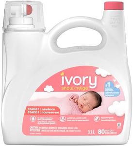 Tide Ivory Snow 1: Newborn Baby Liquid Laundry Detergent, 80 loads 105 fl oz
