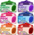 6 Color Temporary Hair Color Wax, S