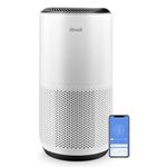 LEVOIT Air Purifiers for Home Large Room, Smart WiFi Alexa Control, H13 True HEPA Filter Air Purifier for Allergies, Pets, Smoke, Dust, Monitor Air Quality with 4 Colors, Auto Mode, Core 400S White