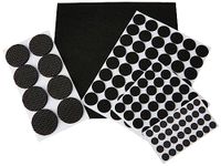 Fixman 969465 Self-Adhesive Pads Set 125pce 125pce Black