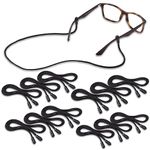 Peeper Keepers Eyeglass Retainer | Supercord | Eyeglass Holder | Black, 12pk | w/Microfiber Cloth, Screwdriver