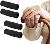 supregear Cane Grip, Replacement Cane Hand Grips, Foam Cane Handle Cover for Offset Cane and Walking Cane, Hand Grip Foam Handle for Cane Bicycle Handlebars 4.53 x 0.98 x 0.98 Inch/11*2.5*2.5 cm, 4Pcs