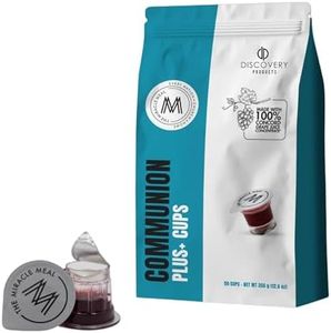 Travel Pack - Pre-Filled Communion Plus Cup - Bag of 50 with Wafer and 100% Concord Grape Juice