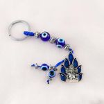 Luck Charm Keychain | Owl and Turtle Feng Shui Keychains for Good Luck, Prosperity, and Protection | Ideal for Home Car, Bike, House Keys (ShreePatra Ganesh)