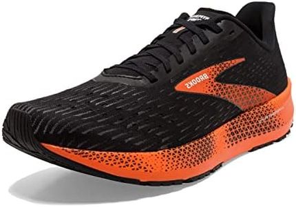 Brooks Men's Hyperion Weather Running Shoe, Black Black Flame Grey, 12 UK