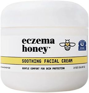 ECZEMA HONEY Soothing Facial Cream - Eczema Lotion for Face, Eyelids, Lips, and More - Natural Dry Skin Repair (2 Oz)