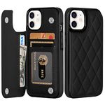 Aoksow Wallet Case for iPhone 12 Pro, Soft PU Leather Card Holder Case with Kickstand Wallet Phone Cover for iPhone 12 Pro 6.1 Inch (Black)