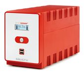 Salicru SPS SOHO+ Line-interactive UPS 1200 VA with dual USB charger - uninterruptible power supplies (UPSs) (1200 VA, 720 W, 162 V, 290 V, 50/60, Type F),red/white,647CA000004