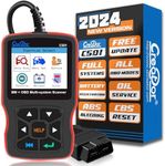 Creator C501 OBD2 Scanner Fit for BMW Mini EPB ABS SRS DPF Oil Reset All Systems Scan Tool with Battery Registration OBDII Code Reader Diagnostic Tool [New Version Update of C110+ C310+ C410 C420]