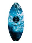 Two Bare Feet 41" Skimboard Suitable for Beginners, 7 Ply wooden construction with nose pre curve, Pin tail, Suitable for Adults and Kids (Tidal)