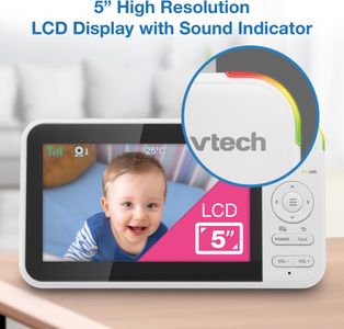 VTech Video Baby Monitor with 2 Cameras – Split Screen Display