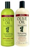 ORS Olive Oil Neutralizing Shampoo 1L with Replenishing Conditioner 1L (Set of 2)