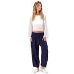 Happy Trunks Harem Pants Women- Hippie Pants with Pockets- Casual Loose Boho Clothing Yoga Beach Festival Lounge Gypsy Pants