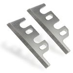 WYZworks Replacement Stainless Steel Blades (2 Pack) for Compact Home Kitchen Ice Shaver Sno Snow Cone Shaved Icee Maker Machine