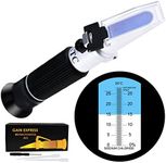 0-28% Salinity Refractometer ATC, Sodium Chloride (NaCl) Salt Level Meter Tester, Test Kit for Sea Water Brine Seawater Food Industry Pickle Soy Sauce, ±0.2% Accuracy