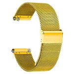 TStrap Mesh Watch Strap Metal - Gold Quick Release Watch Bands for Men Women - Stainless Steel Smart Watch Straps Bracelet Replacement - 18mm 20mm 22mm