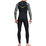 CALANDIS® Men Scuba Wetsuit Front Zip Diving Rash Guards Surfing Swimming Scuba XL