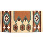 Mustang NZ Wool Laredo Saddle Blanket Tan/Brown