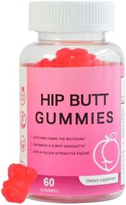 Laicuherb Hip Butt Enhancer Gummies for Butt Growth and HIPS, Booty Gummies for Bigger Butt Fast, Booty Curvy Body Gummies Weight Gainer for Women Workout Enhancement