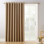 Sun Zero Easton Extra-Wide Blackout Grommet Sliding Patio Door Curtain Panel