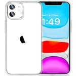 JJGoo Compatible with iPhone 11 Case, Clear TPU Phone Cases Shockproof Bumper Cover Anti-Scratch Protective Slim Thin Crystal Phone Case for 11 6.1inch