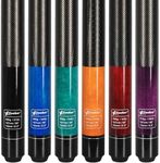 CUEBAR Pool Sticks Set of 6, 58" 2-