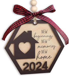 House Warming Gifts New Home - Housewarming Gifts for New House, Housewarming Gift Presents for Women, Couple - New Home Gifts for Home, New Home Owners Gift Ideas - New Home Christmas Ornament 2024