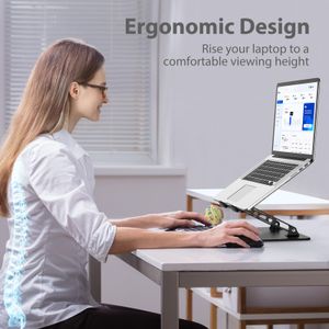 Nayka Adjustable Laptop Stand – Ergonomic Portable Riser
