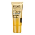 LAKMÉ Sun Expert SPF 50 PA+++ Gel Sunscreen, Niacinamide | Water Light|For Oily & Combination Skin| Non-sticky | For All Skin Types, For UVA/B Protection,No White Cast 100g