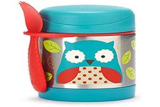 Skip Hop Zoo Insulated Food Jar - Owl (Multicolour), Stainless Steel, 325 ml