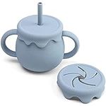FOHOA 2-in-1 Silicone Baby Cups wit