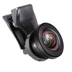 SIRUI Black Upgraded Version 170°FE Fisheye Macro Mobile Phone Camera Attachment Lens with Mobile Lens Clip Adapter