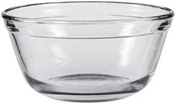 Anchor Hocking Original Glass Mixing Bowl, 1 Litre, for Mixing Batter, Salad, Fruit and Serving Bowl