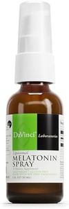DAVINCI Labs Liposomal Melatonin Spray - Sleep Support Supplement - Bedtime Spray with 3mg Melatonin Per Serving - Fast-Acting Formula - Supports Restful Sleep - 30 mL